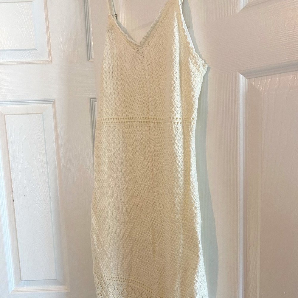 Freshman 1996 Crochet Lace Midi Dress